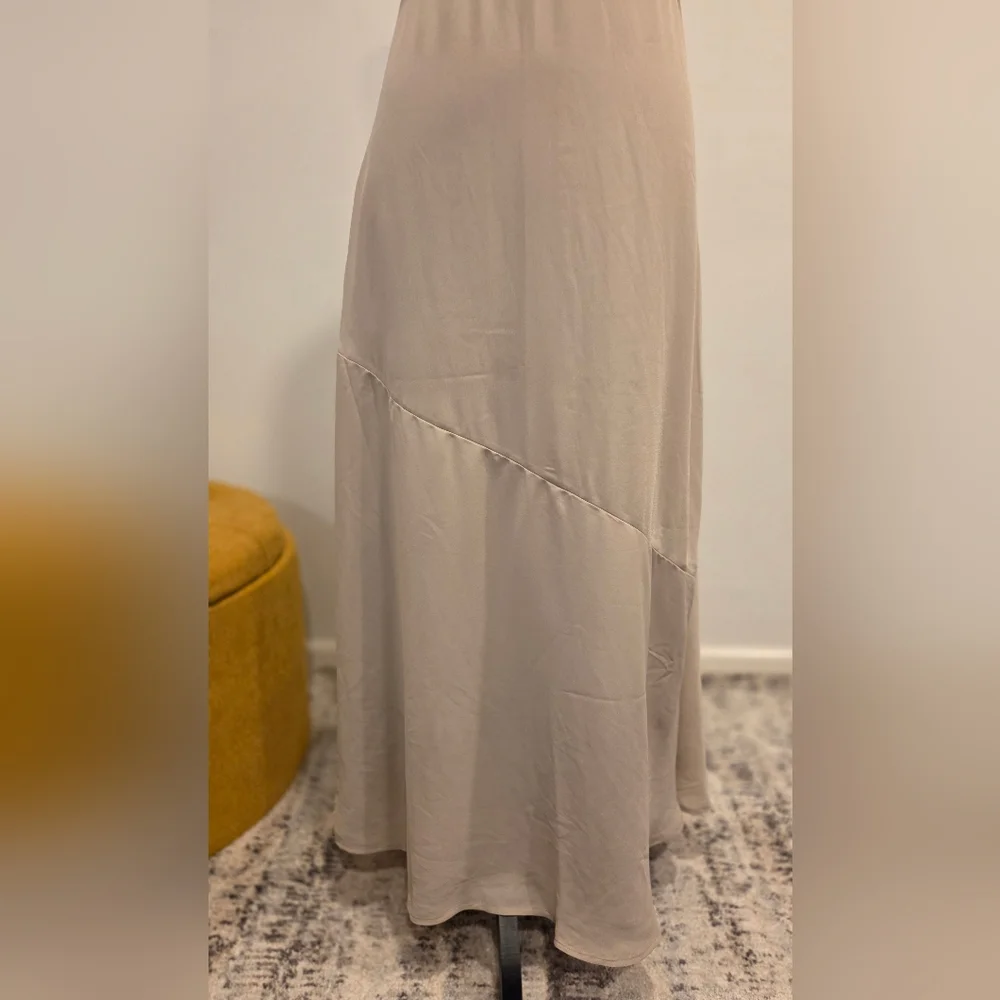Abercrombie & Fitch Taupe Maxi Dress, Size M.